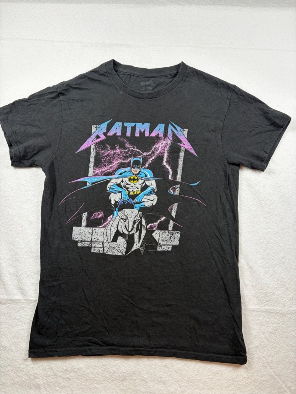 Batman Metallica Collab Graphic Black Short-Sleeve Men's T-Shirt